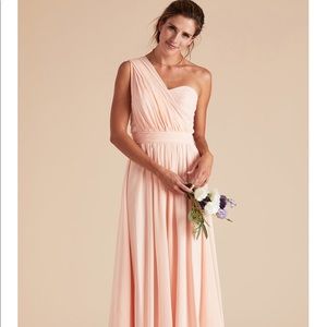 Blush pink bridesmaid dress